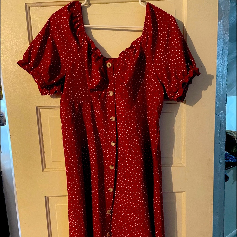 Red polka dot